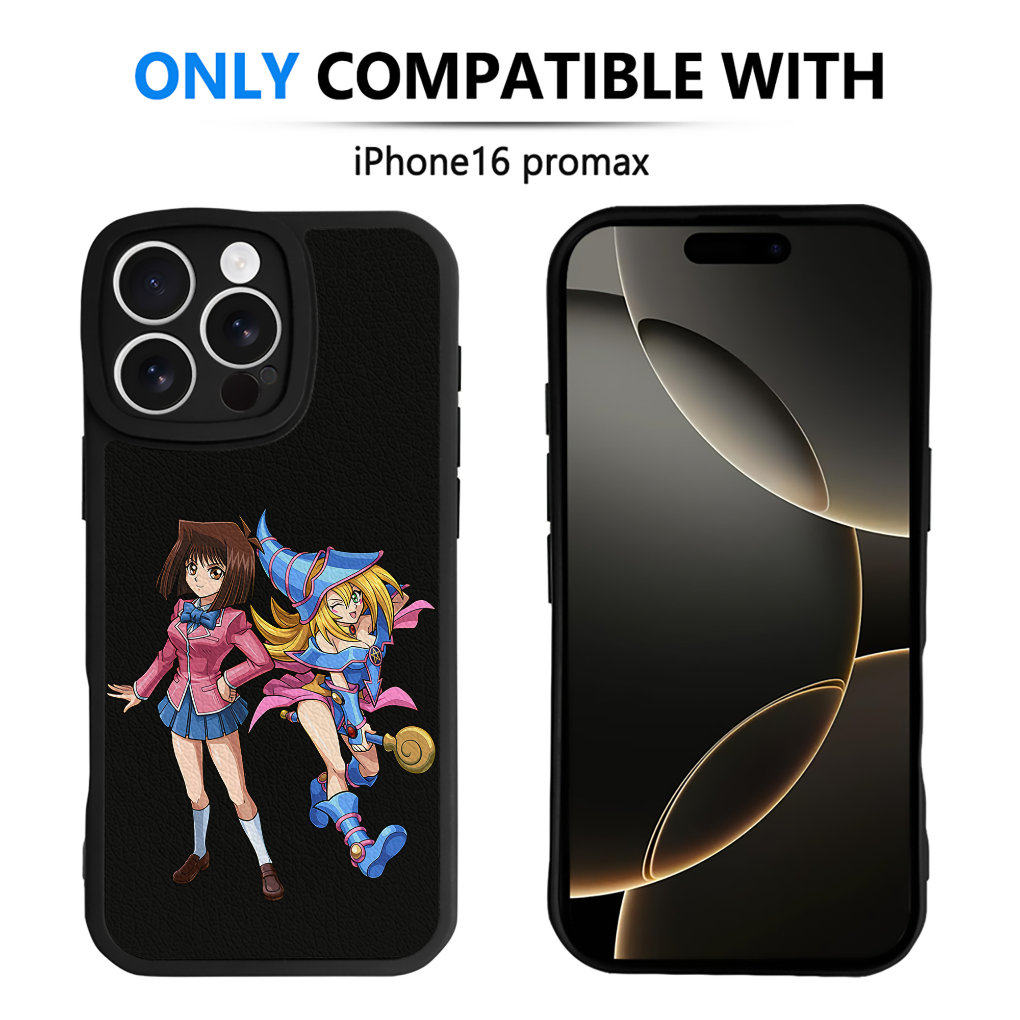 遊☆戯☆王 Yu-Gi-Oh! 【iPhone 16シリーズ対応】シリコンスマホケース（レザー調） 材質：シリコン